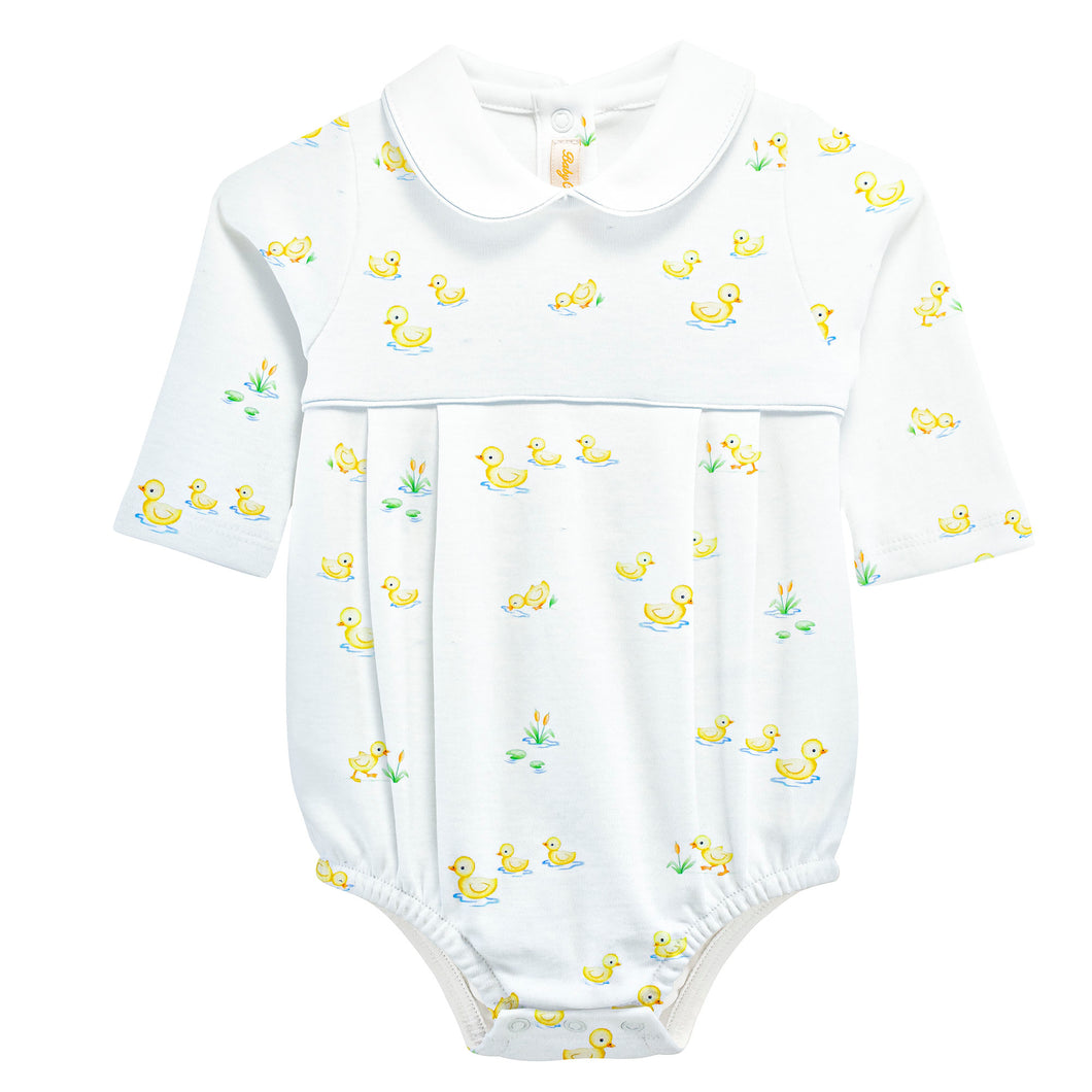 Three Little Ducks Bubble With Round Collar